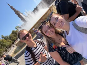 In Sevilla auf der Plaza de España