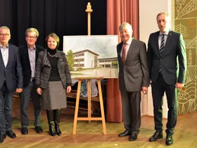 Direktor Dietl mit dem Proponentenkomitee