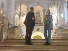 Am Weg zu Hörsaal