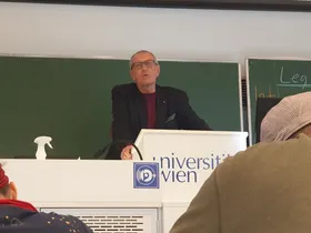 Bei der Vorlesung