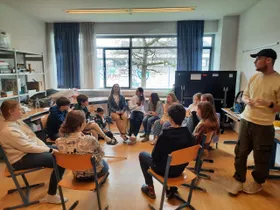 Wenn auch aus unterschiedlichen Klassen, war dennoch eine hervorragende Stimmung unter den Teilnehmer*innen.