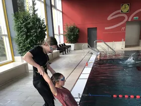 Rettungsschwimmerinnen in Action