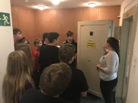Klassen bei den Schließfächern