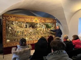 Besichtigung der Krippe