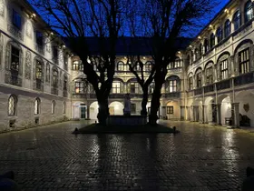 Schloss Puchberg abends