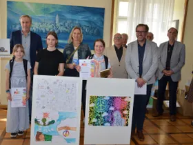 Preisverleihung im Gemeindeamt Enns