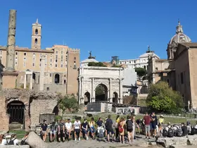 Auf dem Forum Romanum