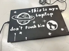 Geplottete Motive für den Laptop