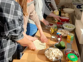 Geschäftiges Belegen
