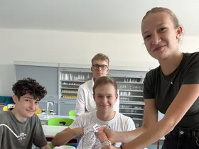 Schüler*innen bei der Arbeit