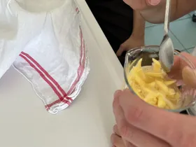 Auspressen der Stärke