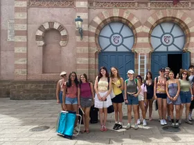 Vor dem Teatro in Cádiz