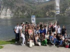 Gruppenfoto am Traunsee