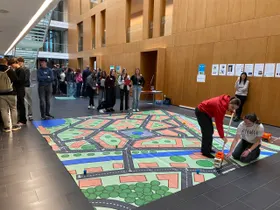 Logistische Planung der Tour der Müllabfuhr