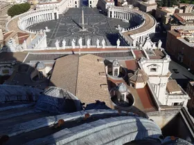Aussicht von der Kuppel des Petersdoms