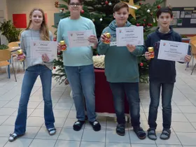 Hannah (3C), Vedad, Jonathan und Thomas (3D)