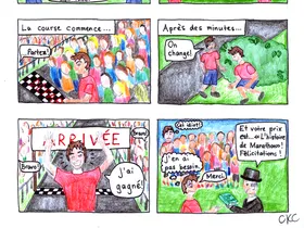 Selbstgezeichneter Comic