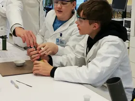 Beim Experimentieren