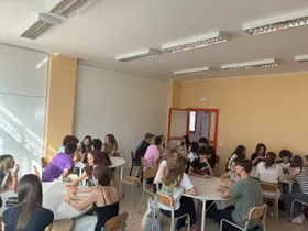 work in class in Italy