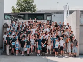 Gruppenfoto Physik-Miniolympiade