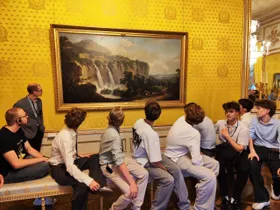 Humorvoller Abschluss in der Albertina. Auf diesem Bild findet sich allerdings kein Ottifant.