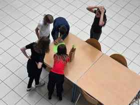 rauchende Köpfe bei der Schnitzeljagd