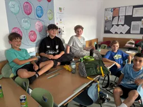 glückliche Kids