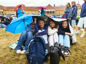 Gute Stimmung trotz Regen