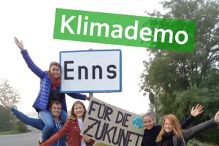 Klimaschutz jetzt! 1. Ennser Klimademo