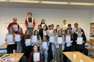 Die Schüler*innen des WPG Unternehmer*innenführerschein haben die erste Prüfung für das Modul A erfolgreich absolviert! Nun wartet Modul B!