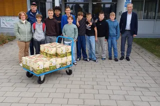 Apfelsaft aus der Obsternte