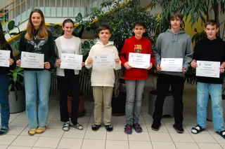 Zwei Schüler*innen des b[r]g Enns beim Biber-Wettbewerb österreichweit auf Platz 1
