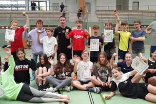 "Ball über die Schnur"-Turnier