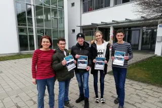 1.Platz bei der Miniolympiade Mathematik