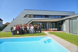 Berufsorientierung im Fach Bildnerischer Erziehung mit Haas Architektur
