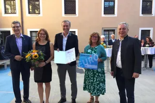 Das b[r]g Enns gewinnt den Klima- und Naturschutzpreis der Stadtgemeinde Enns