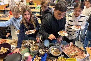 Weihnachtliche Stimmung in der 1A