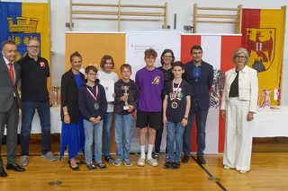 Das b[r]g Enns nahm am Schulschach-Bundesfinale in Vorarlberg teil