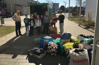 Sachspenden - Sammelaktion am b[r]g Enns