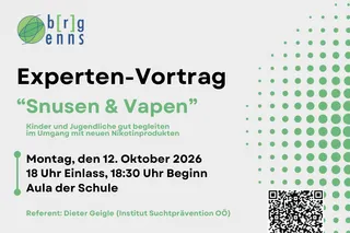 Einladung zum Vortrag „Snusen & Vapen“