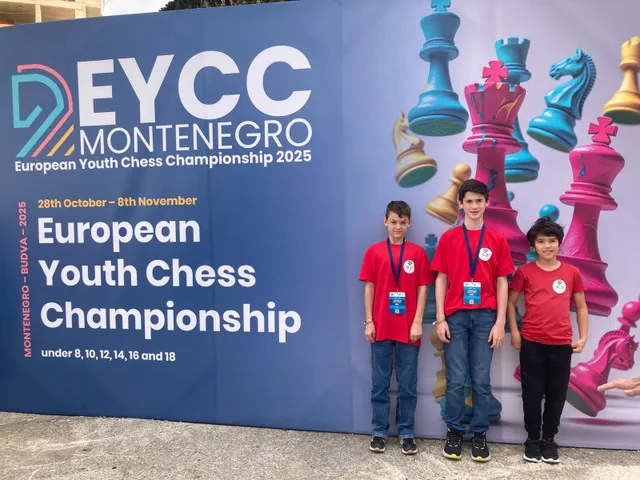 Drei Schüler nahmen an der Jugend-EM im Schach in Montenegro teil