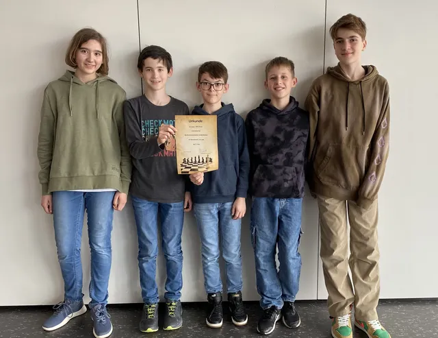 Souveräner Sieg bei der Bezirksmeisterschaft im Schulschach