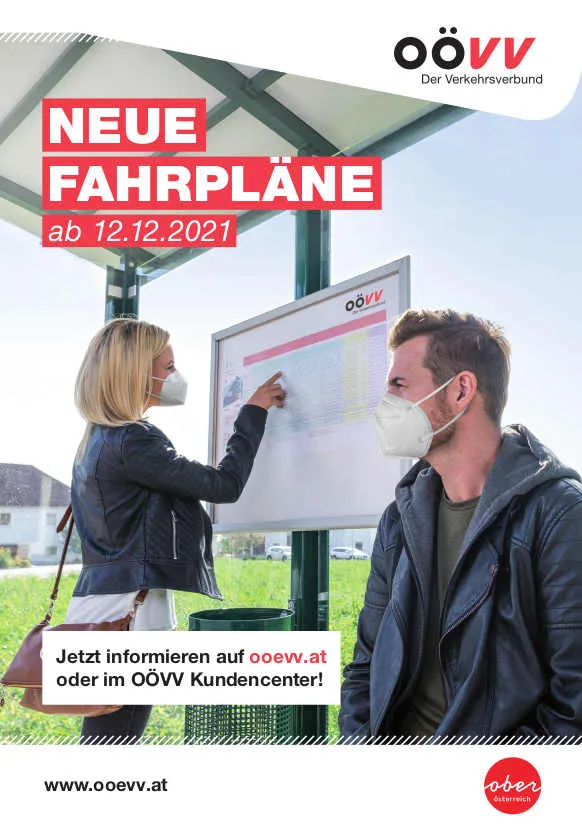 OÖVV Fahrplanwechsel am 12.12.2021