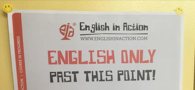 Ankündigung English in Action