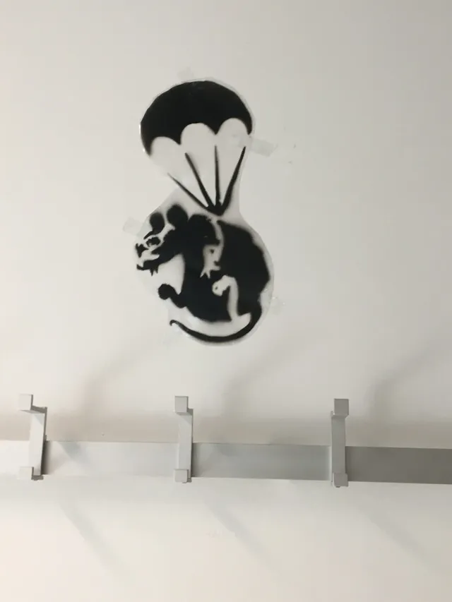 Neues BANKSY-Graffiti im b[r]g Enns entdeckt!