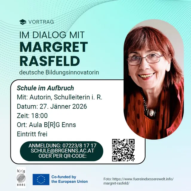 Vortrag mit Margret Rasfeld am 27.1.2026, 18:00 Uhr