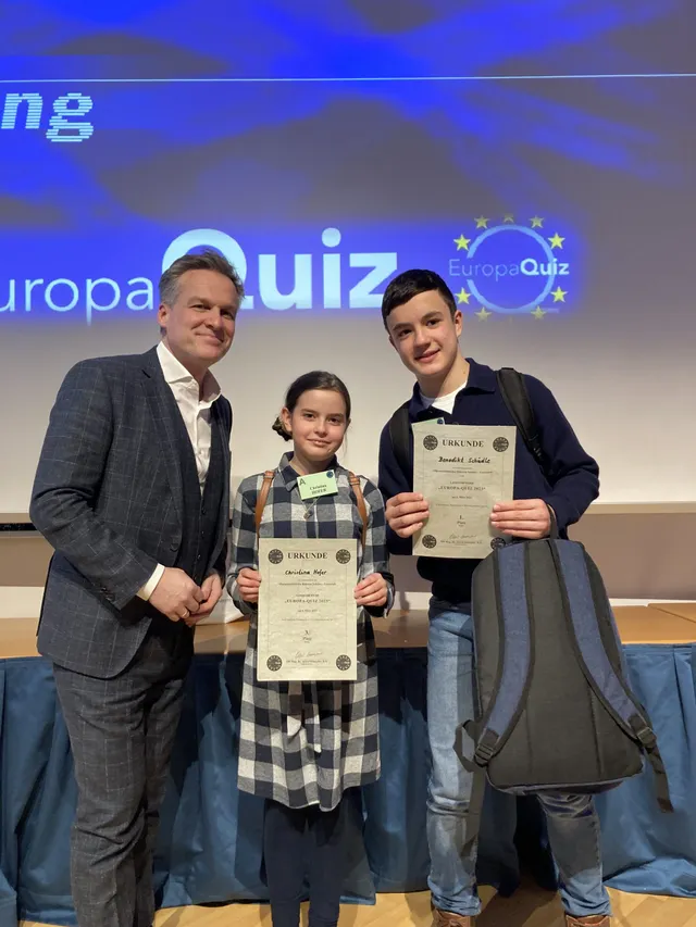Sieg beim Europaquiz 2023 in Wels