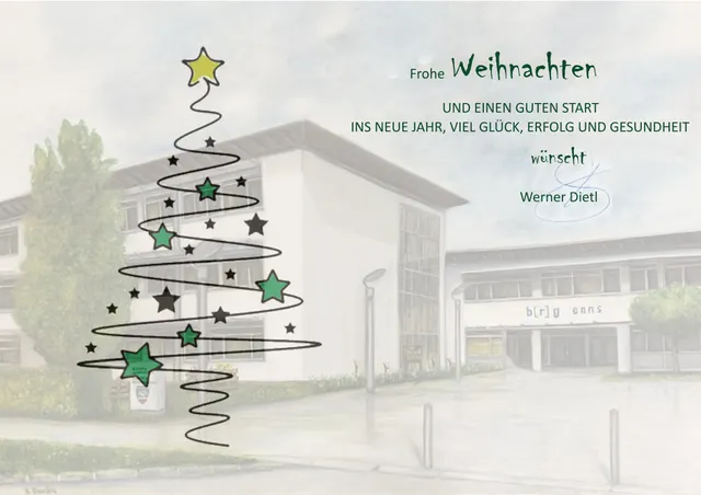 Weihnachtswünsche aus dem b[r]g Enns!